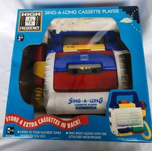 HIGH FREQUENCY Sing Along CASSETTE PLAYER SUPER RARE.. KIDS - Picture 1 of 5