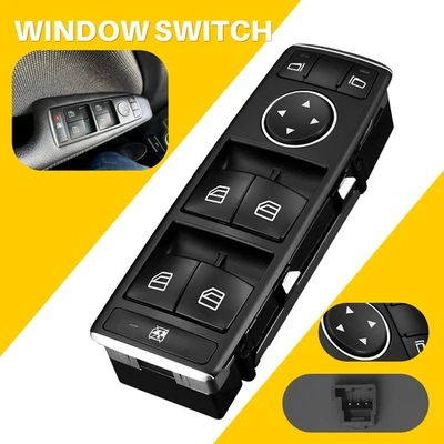 Master Power Window Switch 1 For Mercedes-Benz 2013-2019 CLA GLE GLS A1669054300 - Image 1 of 4