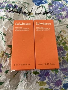 2X Sulwhasoo First Care Activating Serum VI Travel Size 8ml / 0.27oz Each NIB - Picture 1 of 6