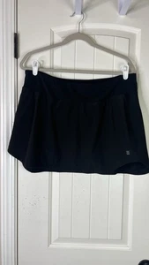 Free Fly Lined Active Breeze Skort Women’s Sz XL Black Tennis Golf Pickleball - Picture 1 of 11