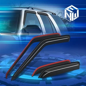 Visera de ventana con cinta de tinte deflector de viento y lluvia para Chevy Blazer/GMC Jimmy 95-05 - Imagen 1 de 6