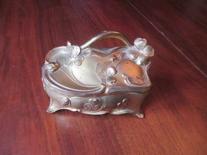 Jugendstil J.B. bedeutet beste Jennings Bros vergoldete Schmuckschatulle #633 - Bild 1 von 12