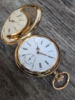 Taschenuhr System Glashütte 585er Gold 92 8g Super Zustand - Bild 1 von 4