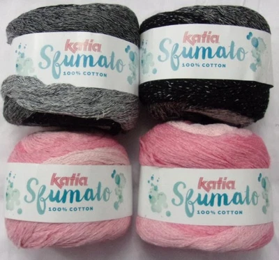 Katia Sfumato 100% Cotton Gradient Yarn, 5 oz, Italy (Any Color), Sold Per Yarn - Image 1 of 4
