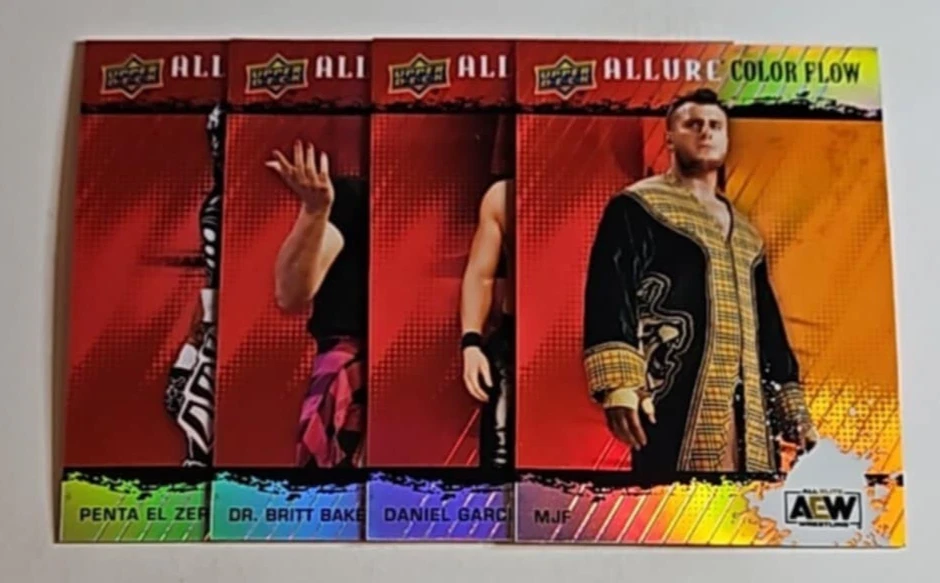 2022 Upper Deck AEW Allure Color Flow Red/Orange Pick Your Own (Choice) NM - Image 1 of 1
