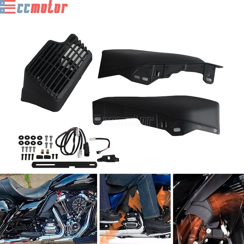 Kit de ventilador de flujo frío Electra Glide 2009-2025 para Harley Touring Road King Street Foto 1 de 4