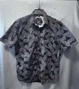 Point Zero Vintage Hawaiian Shirt Adult Mens L Multicolor Floral All Over Print - Picture 1 of 4