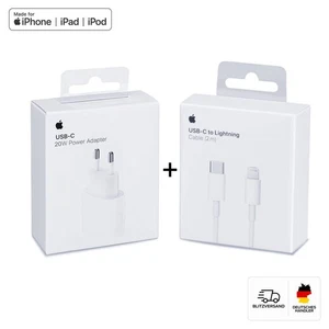 Apple 20W USB‑C Ladegerät + USB‑C auf Lightning Kabel (2 m) - Bild 1 von 3