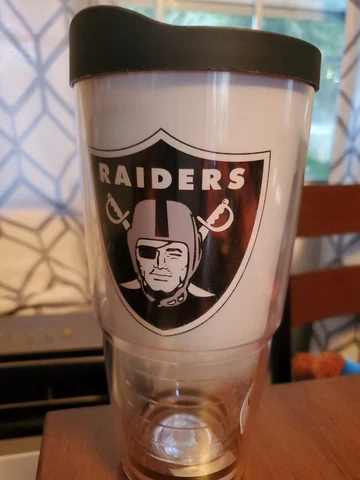 Oakland Raiders Tervis Tumbler 24oz with Lid Cover