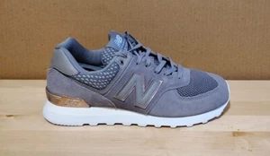 NEW BALANCE 574 VARSITY SPORT WOMEN's CASUAL SHOE MARBLEHEAD - METALLIC BRONZE  - Picture 1 of 10