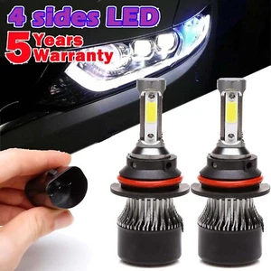 9004 HB1 LED Headlight Conversion Kit 1300W 160000LM High Low Beam Powers Bulbs - Picture 1 of 21