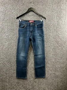 Levis 511 Skinny Boys Size 14 Regular Classic Blue Denim Jeans Stretch - Picture 1 of 8