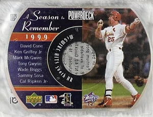 Mark McGwire 1999 Upper Deck PowerDeck Una Temporada para Recordar Tarjeta CD-ROM Disco #1 - Imagen 1 de 4