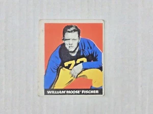 Leaf Football 1948 color wm. TARJETA FISCHER MOOSE #7 - Imagen 1 de 2