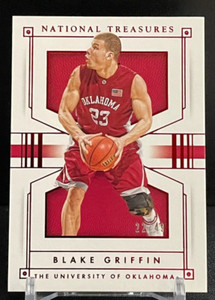 2016 Panini National Treasures Collegiate Blake Griffin Red /49 Oklahoma