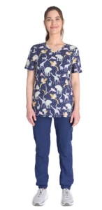 Scrubstar Magical Menagerie Fashion Scrub Top (Größe XL) - Bild 1 von 5