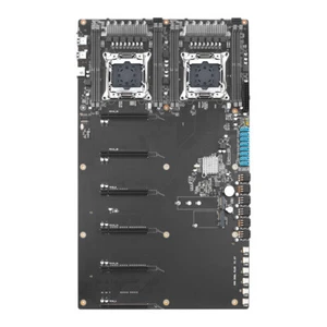 X99 DUAL PLUS Mining Mainboard 4 *USB3.0 LGA 2011-3 V3/V4 CPU Socket NVME M.2 - Bild 1 von 12