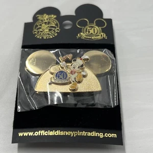 Vintage 2005 Disneyland Pin 50th Anniversary Mickey Mouse Golden Ears - Picture 1 of 4