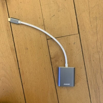 USB Type C(Thunderbolt 3) to DVI Adapter, Benfei USB 3.1 (USB-C) to DVI-D - Image 1 of 4