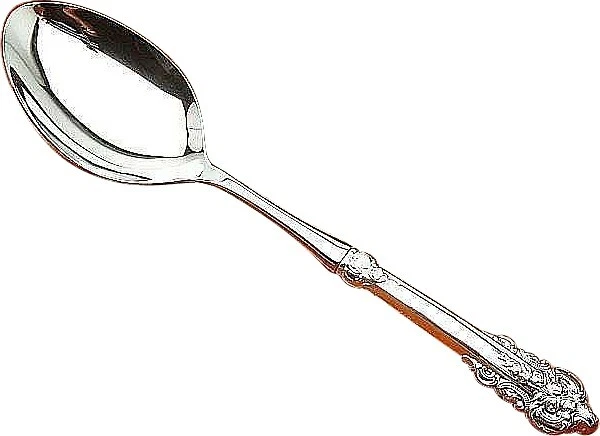 Grande Baroque by Wallace Sterling Silver Stuffing Spoon 11.5", New in Box - Image 1 of 1