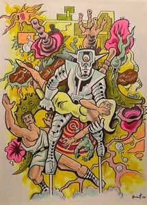 CARRY ON ROBOT** MIKE BENNETT'S ORIGINAL ART (2025) 02/10/25 - Picture 1 of 1