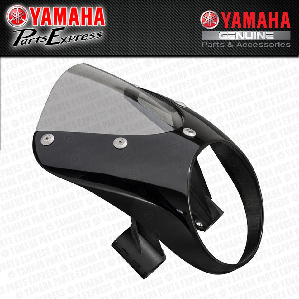 NEW 2014 - 2022 YAMAHA BOLT R-SPEC OEM FRONT MINI FAIRING BLACK 1TP-F83J0-T0-00 - Image 1 of 1
