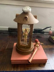 Disneyland Big Figurine Tinkerbell inside Hook's Lantern Replica COA - Picture 1 of 6