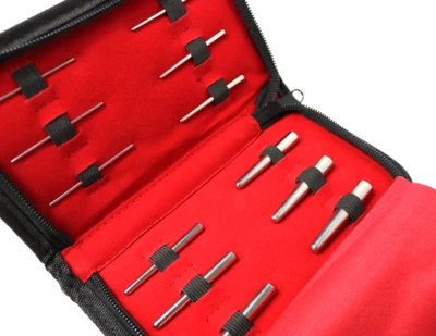 Kit de estiramiento de oreja expansor cónico piercing corporal profesional de 12 piezas pasadores de inserción Foto 1 de 4