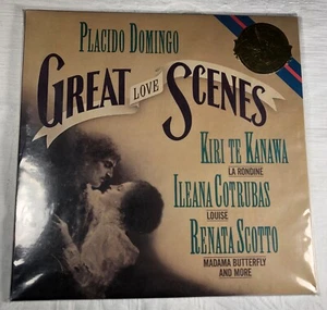 unopened GREAT LOVE SCENES vinyl PLACIDO DOMINGO KANAWA CBS Masterworks SCOTTO - Picture 1 of 12