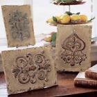 Southern Living at Home Cambrian Stone Wall Plaques - Set of Three (New)