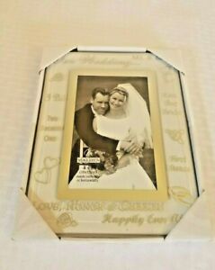 Malden frame 4x6 Brand New love honor cherish our Wedding 