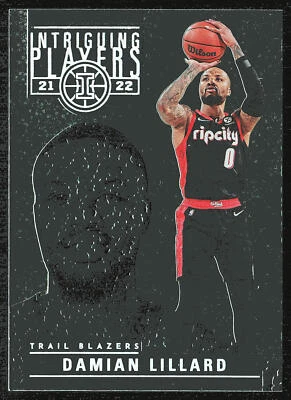 2021-22 Panini Illusions #24 Damian Lillard Intriguing Players Emerald - Image 1 of 2