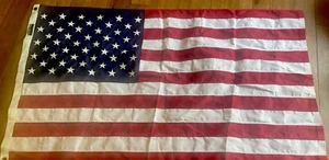 Bandera EE. UU. 150 x 86 cm BANDERAS CINCO ESTRELLAS Lona Poli 3 x 5 Nueva Hecha en EE. UU. Raro. In Aus - Imagen 1 de 6