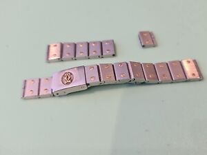 Cartier Santos Octagon Steel And gold  Ladies bracelet parts 10 mm Wide links 