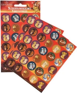 96 Disney Lion King Stickers (4 Sheets) Party Favors Teacher Supply - Picture 1 of 1