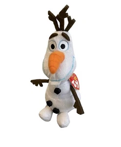 New Olaf Frozen II Beanie Babies Ty stuffed animal Plush figure 8" - Picture 1 of 5