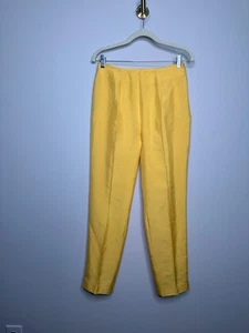 Pantalones de vestir para mujer Biella Collezione Expressly for Trillion de seda italiana 42 - Imagen 1 de 4