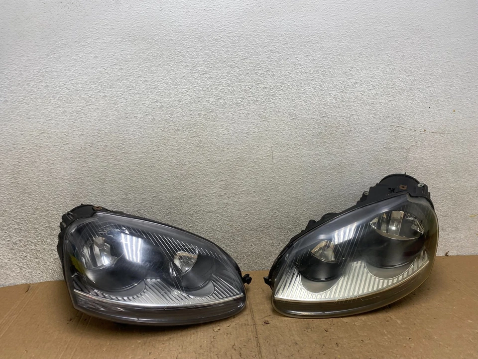 Faros halógenos izquierdo+derecho Volkswagen Jetta Golf 2006 a 2009 V3681 DG Foto 1 de 4