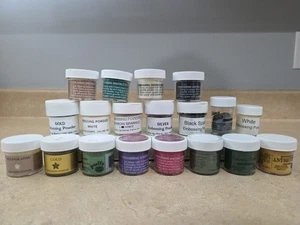 Lote de 19 frascos surtidos de polvo de gofrado - Imagen 1 de 5