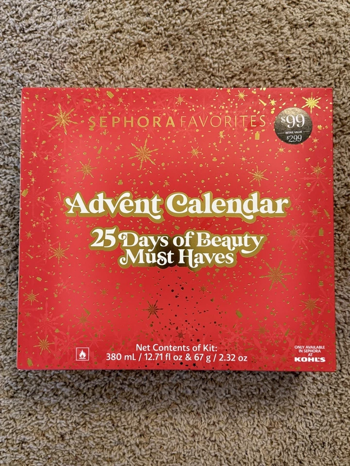Sephora Favorites Advent Calendar 25 Days Of Beauty Holiday LIMITED Edition 2025 - Image 1 of 1