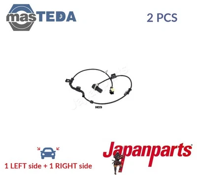 ABS-H09 ABS WHEEL SPEED SENSOR PAIR FRONT JAPANPARTS 2PCS NEW OE REPLACEMENT - Image 1 of 4