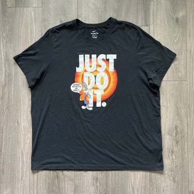 The Nike Tee Tune Squad What’s Up Doc? Buggs Bunny T Shirt Mens 3XL Black - Image 1 of 4