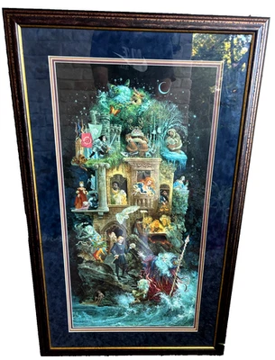 "Shakespearean Fantasy" by James Christensen Lithograph Print 41"x24" Framed - Image 1 of 4
