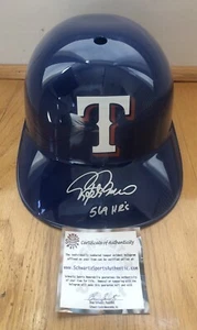 RAFAEL PALMEIRO Signed TEXAS RANGERS FULL SIZE  Helmet, 4x All Star, 569 HR, COA - Picture 1 of 7