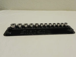 Snap-On 112TMMY 12 Pc 1/4" Dr 6 Pt Metric Flank Drive Shallow Socket Set 5–15 mm - Picture 1 of 14