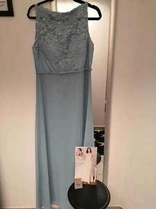 Abendkleid, lang, neu, Grösse 42, Farbe hellblau - Bild 1 von 1