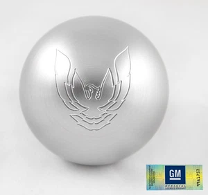82-02 Trans Am Billet Aluminum Silver Phoenix Bird Shift Knob NEW 2.25" M16x1.5 - Picture 1 of 3
