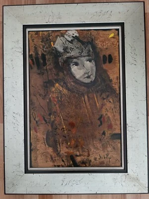 Pintura Joaquim Hidalgo Pages - ARLEQUÍN - Imagen 1 de 4