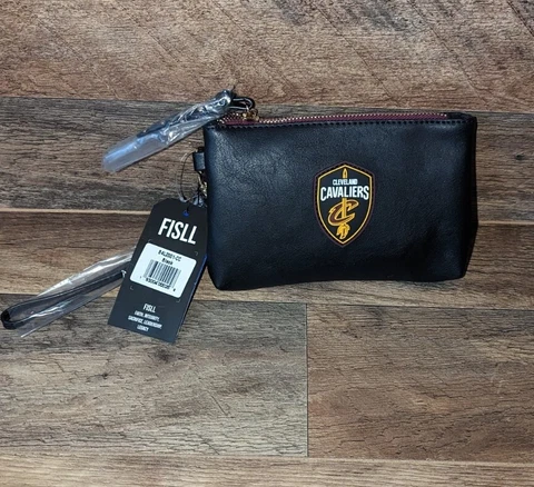 NEW NBA CLEVELAND CAVALIERS CLUTCH PURSE BAG WALLET WRISTLET NBA FISLL Cover