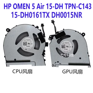 PARA HP OMEN 5 Air 15-DH TPN-C143 15-DH0161TX DH0015NR Laptop CPU GPU Ventilador de refrigeración - Imagen 1 de 4
